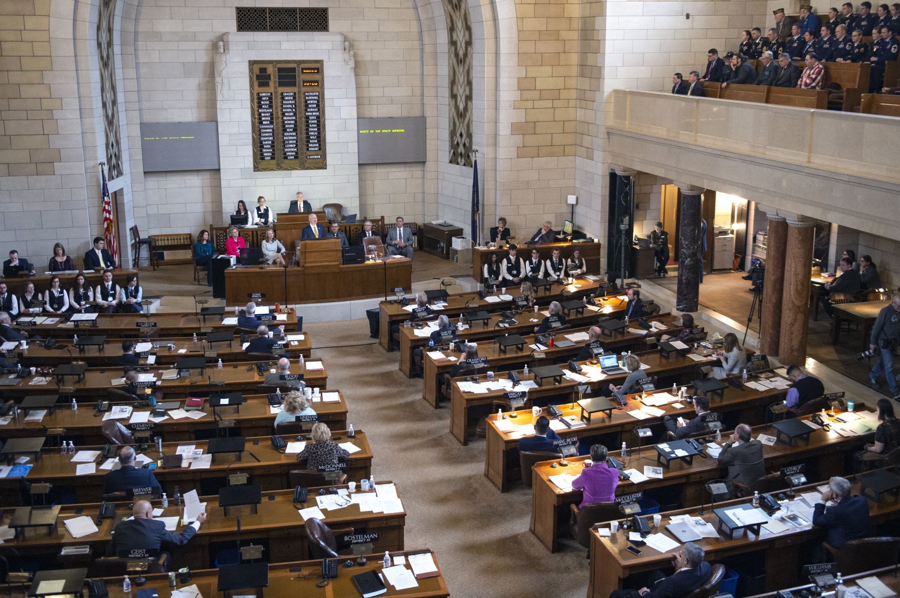Legislature chamber